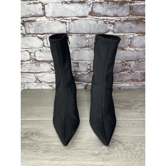 Jeffrey Campbell Black Siren Sport Ankle Sock Booties Women’s Sz 8.5M US/39EU - Picture 14 of 16